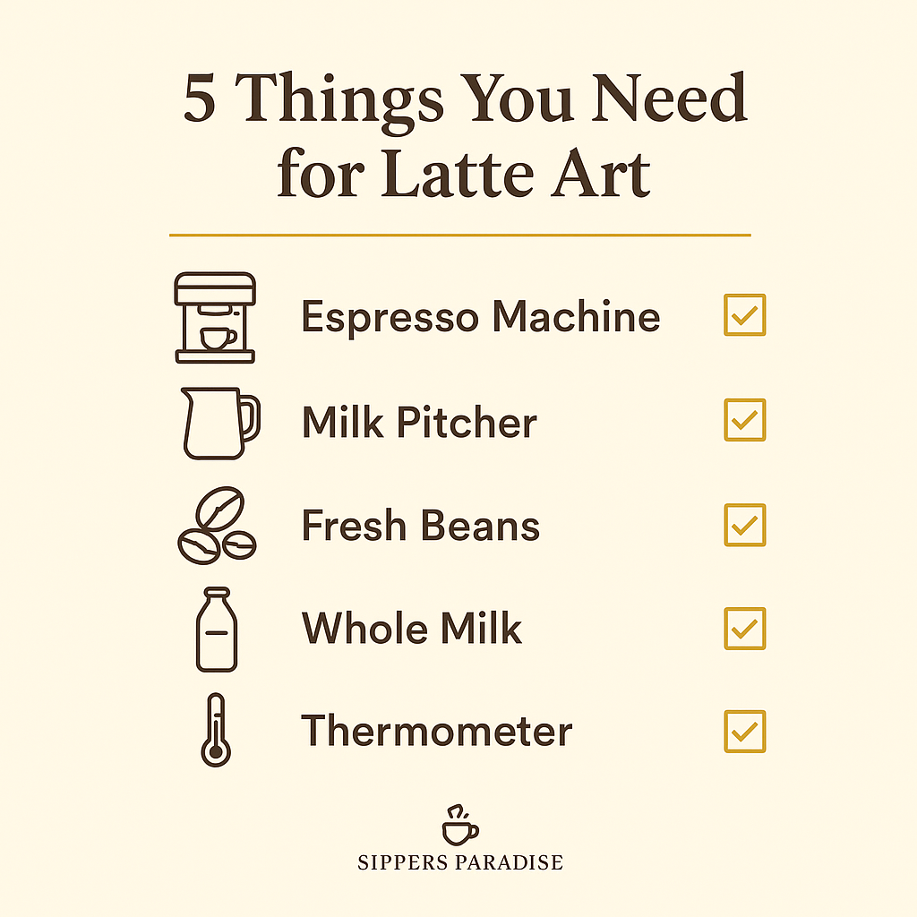 5 Things You Need for Latte Art